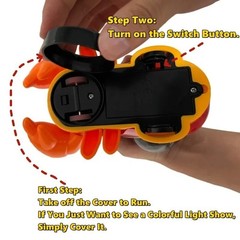 Interactive Crawling Crab Baby Toy with Music Lights Dancing Moving Fun Kids USA