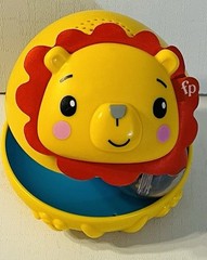 Fisher Price Bat & Wobble Lion Activity Rattles And Chimes Baby Nursery