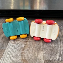 Infantino Grip and Roll Soft Wheels Go Gaga Holiday Christmas Set of Two