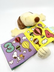 Peanuts Snoopy Plush Book Sweet Dreams Baby Lovey Nakajima 2014