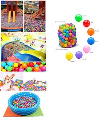 100~600PCS Kids Ball Pit Play Balls 5.5cm Soft Ocean Ball for ballpit Playtent