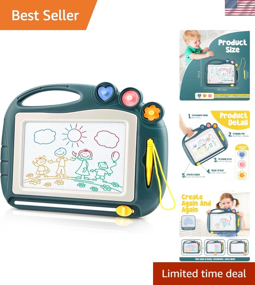 Magnetic Drawing Board for Toddlers, Sketch Pad for Ages 1-3, Kids Toy Gift