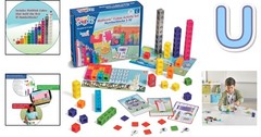Inclusive MathLink Numberblocks Activity Set – 198 Multicolored Learning Pieces