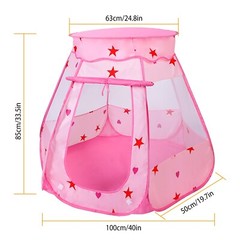Ball Pit Kids Play Tent Toddler Girl Toys Indoor/Outdoor Playhouse Gift Portable