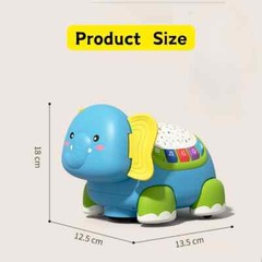 5 in 1 Multifunction Elephant Crawling Toys with Music,Light & Projector 0-12mth