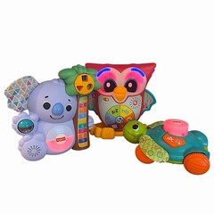 Fisher Price Linkimals Toy Lot Counting Koala Owl Turtle Crawling ABCs Working