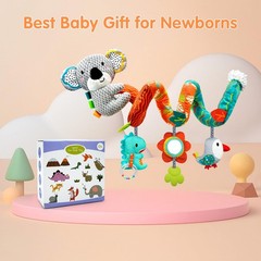 Car Seat Toys Baby Toys 0-3 Months Developmental, Stroller Toys Infant Toys 0…