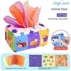 Baby Montessori Toy,Magic Tissue Box,Educational Learning Activity Sensory Toy