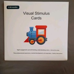 Visual Stimulus Cards For Baby 0-36 Months Pack Of Four New