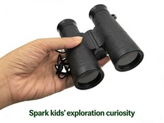 Toy Binoculars with Neck String, Camping Birthday Party normal, black