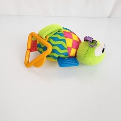 Lamaze Ring Link Clip Stuffed Plush Insect Bug Turtle Rattle Baby Toy Teether