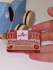 Begin Again Push Arounds Toddler Push Toy Eco-friendly Child safe finishes