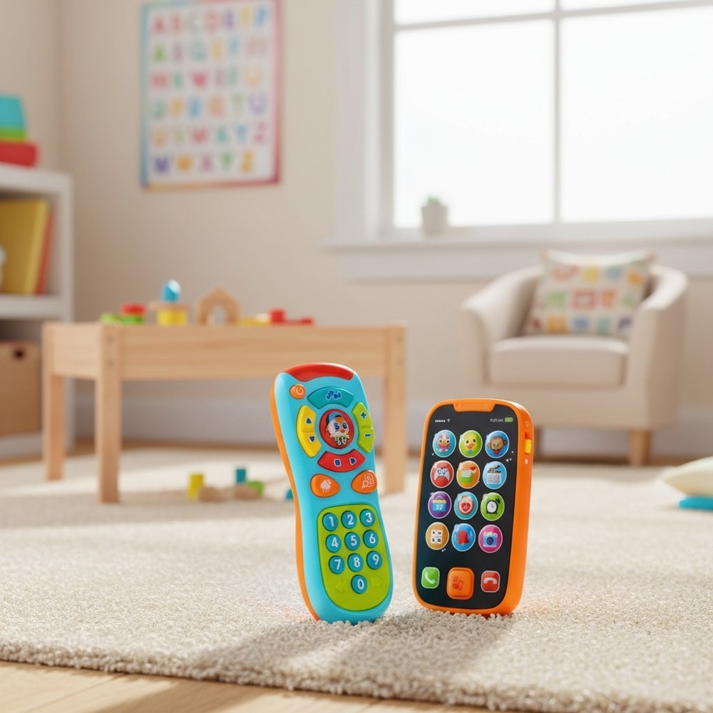 Bright and Engaging Baby Learning Phone & Remote – Perfect Gift for Kids