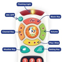 My Remote, My Program – Baby Remote Control Toy for 6 Months Old and Up – 20…