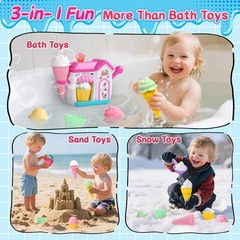 Bath Toys for Kids Ages 4-8 3-5 Toddler 2.8 x 6.1 x 5.9 inches, Pink