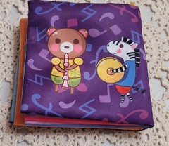 8 Handmade Soft Colorful Mini Books For Babies & Toddlers. Rustled. 4″ X 4″ WOW