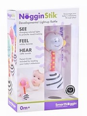 NogginStik Developmental Light-up Rattle for Infants up to 12 months Brand New