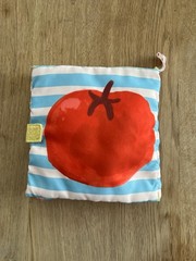 Manhattan Toy Mini Apple Farm soft crinkle activity book toy teether fruit veg