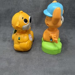 Fisher-Price Linkimals SMALL Opposites Fox & Boppin’ Beaver Musical Toys
