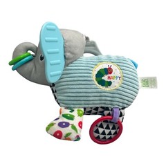 World Of Eric Carle Developmental Elephant Plush Stroller Car Seat Toy #96625
