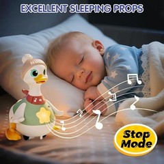 Baby Toys 6-12 Months Musical Dancing Duck Toy Set with Mama and Babys Tummy…
