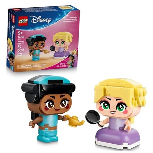Jasmine & Rapunzel Building Toy – Disney Princess Mini Toy