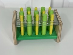 Lovevery Wooden Posting Stand Pegs 18-24 Months Companion Play Kit