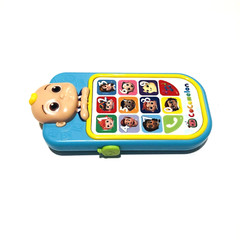 Cocomelon JJs First Learning Phone Lights Sounds Music Toddler Kids Toy Blue