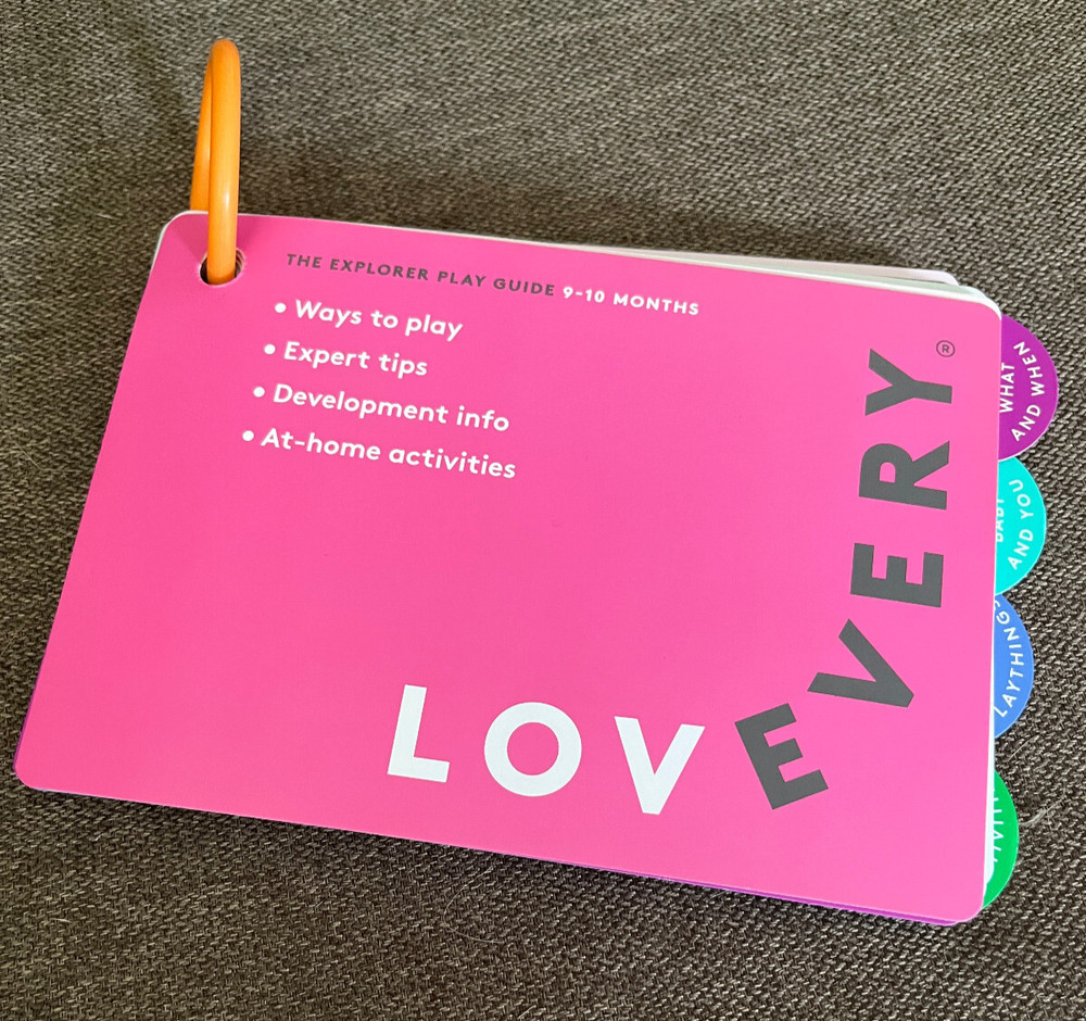 Lovevery The Explorer Play Guide Montessori Activity Book 9-10 Months