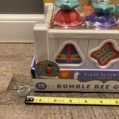 FAO Schwarz Bumble Busy Bee Garden Sort & Match Toy Set 18pc Ages 18m+ Brand New