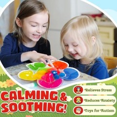 Montessori Five Color Sorting Sensory Toy for Kids Colorful Balls for Fine Motor