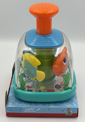New Playright Aquarium Push & SpinColorful Spinning Fishes 6M+ Baby Toy