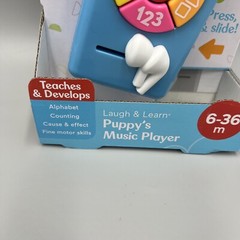 Fisher Price Laugh & Learn Puppy’s Music Player Interactive Toy Sound, 6-36m.