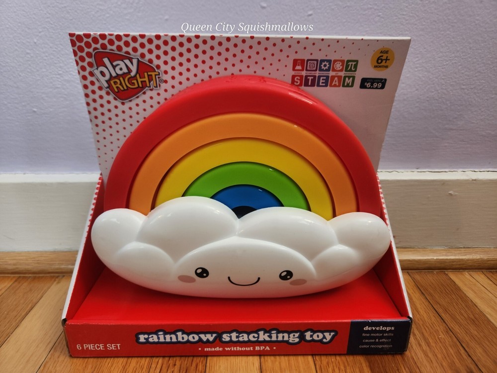 Playright Rainbow Stacking Toy