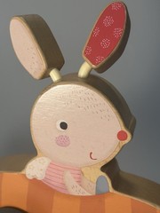 Bababoo Bunny Pippa Wooden Push & Pull Multi-Sensory Toy for Babies 10 Months+