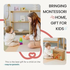 Tiny Land Montessori Toy Set for Babies 7-9 Months Senser Play Kit – Medium