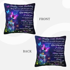 Gifts for 15 Year Old Girl Pillow Cover 18″X18″, 15th Birthday Gifts for Teen