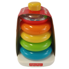 Fisher-Price Rock-a-Stack Stacking Toy – Classic Baby Ring Stacker