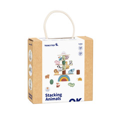Wooden Animal Balancing Stacking Game for Kids Montessori Fine Motor Toy