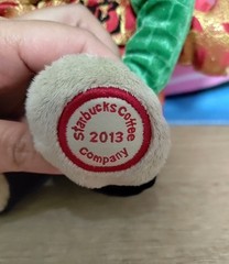 rare New Starbucks 2013 China Year of Snake Red Cute Bearista Bear Toy