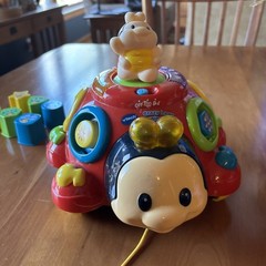Vtech Crazy Legs Learning Bugs Ladybug Interactive Pull Toy Music Lights Up