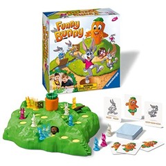 Ravensburger Funny Bunny Board Game 21558 4 Ages 4+ [Tabletop Game Educational