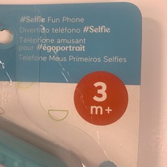 Fisher-Price Baby Selfie Fun Phone Rattle Mirror Teether Teething Toy 3 Mo+ NEW