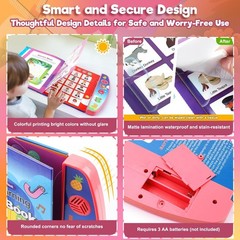Toddler Toys for 2 3 4 5 Year Old Girls: Interactive Sensory Learning Busy Book