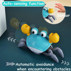Baby Toys Crawling Crab – Infant Tummy Time Toys 3 4 5 6 7 8 9 10 11 12 Baby Toy