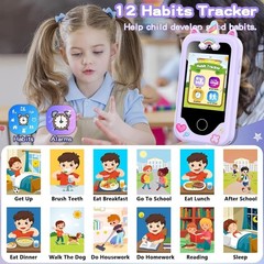 Kids Smart Phone with 8GB Storage & Fun Learning Games – Best Birthday Gift 3-10