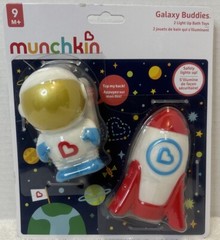 Munchkin Galaxy Buddies Light Up Bath Toy, Unisex, 9 Months+, 2 Pack