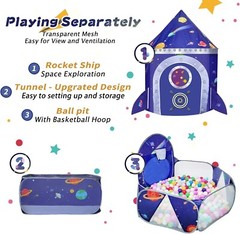 Corralitos Para Bebes Casa De Juegos Pelotas Para Niños Y Niñas, Color Azul NEW.