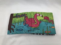 Melissa & Doug Wild Animals Soft Cloth Baby Book Developmental Crinkle Squeak