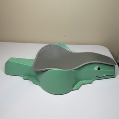 Crawligator Tummy Time Rolling Toy Green Grey Infant Mobility Model C30846